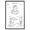 Cigarette Holder And Ashtray 1918 Patent Poster - GroovyGrove