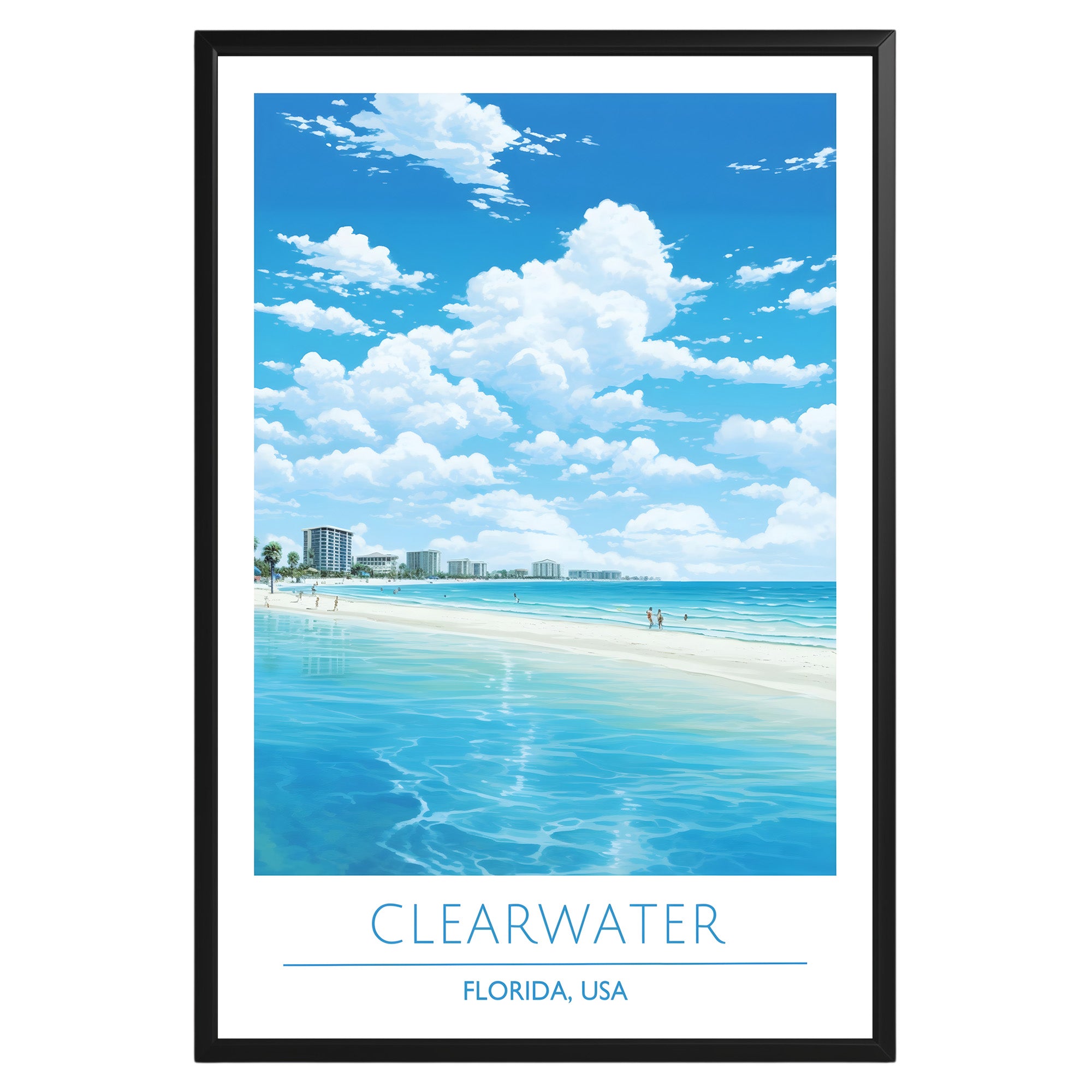 Clearwater Florida Poster - GroovyGrove