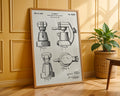 Coffee Maker 1949 Patent Poster - GroovyGrove