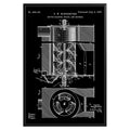 Coffee Roaster And Mixer 1887 Patent Poster - GroovyGrove