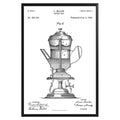 Coffee Urn 1890 Patent Poster - GroovyGrove