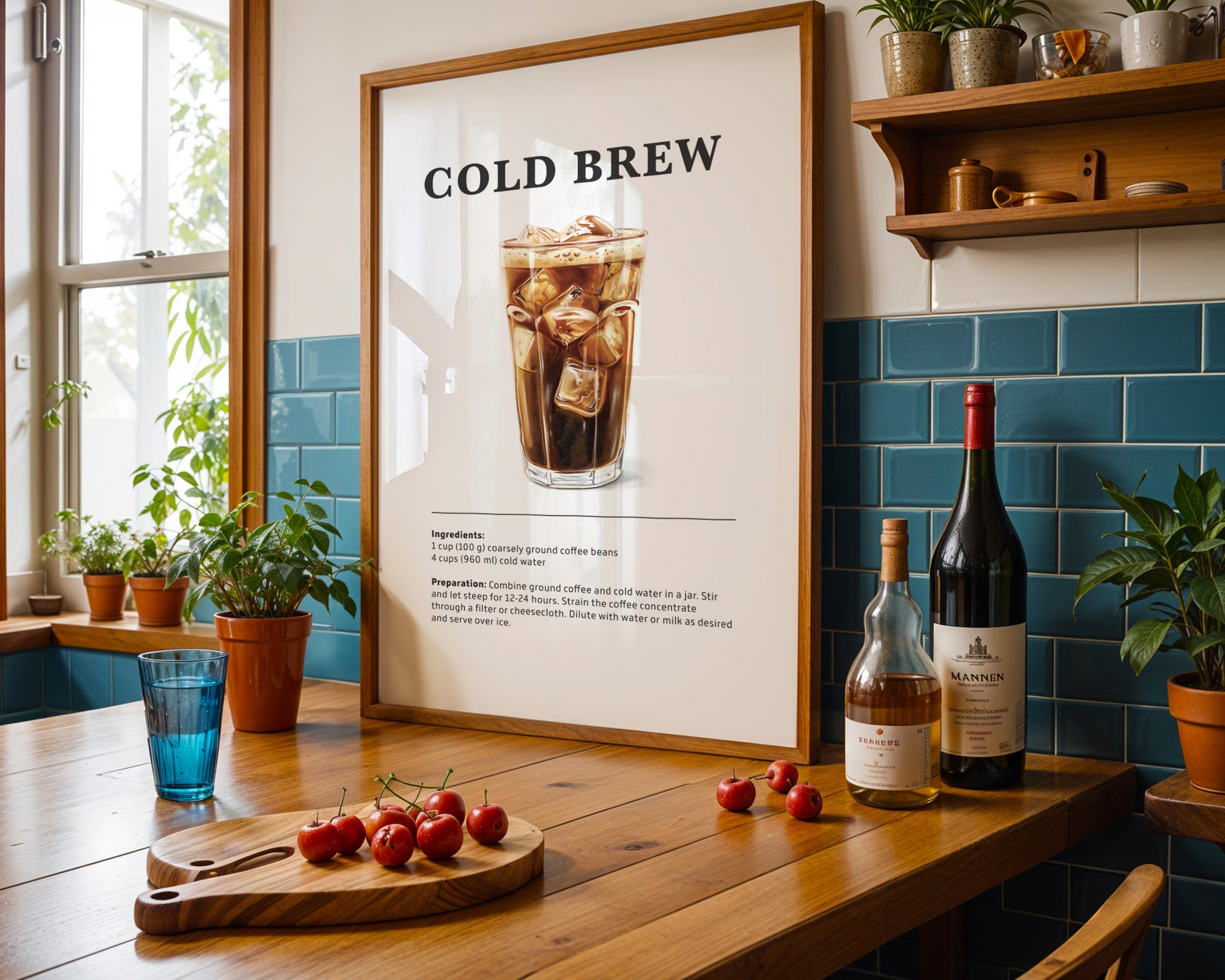 Cold Brew Coffee Recipe Poster - GroovyGrove