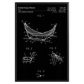 Collapsible Hammock 1987 Patent Poster - GroovyGrove