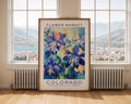 Colorado State Flower Market Poster - GroovyGrove