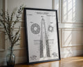 Construction Of Lighthouse 1890 Patent Poster - GroovyGrove