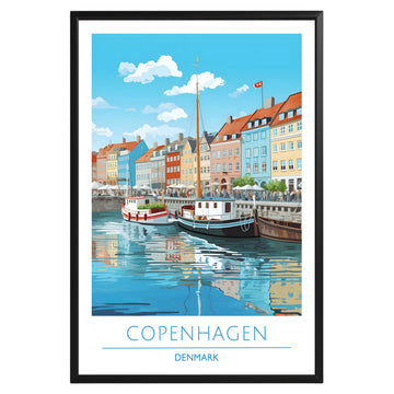 Copenhagen Denmark Poster - GroovyGrove