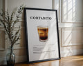 Cortadito Coffee Recipe Poster - GroovyGrove