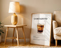 Cortadito Coffee Recipe Poster - GroovyGrove