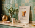 Cortado Coffee Recipe Poster - GroovyGrove