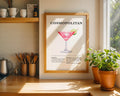 Cosmopolitan Cocktail Recipe Poster - GroovyGrove