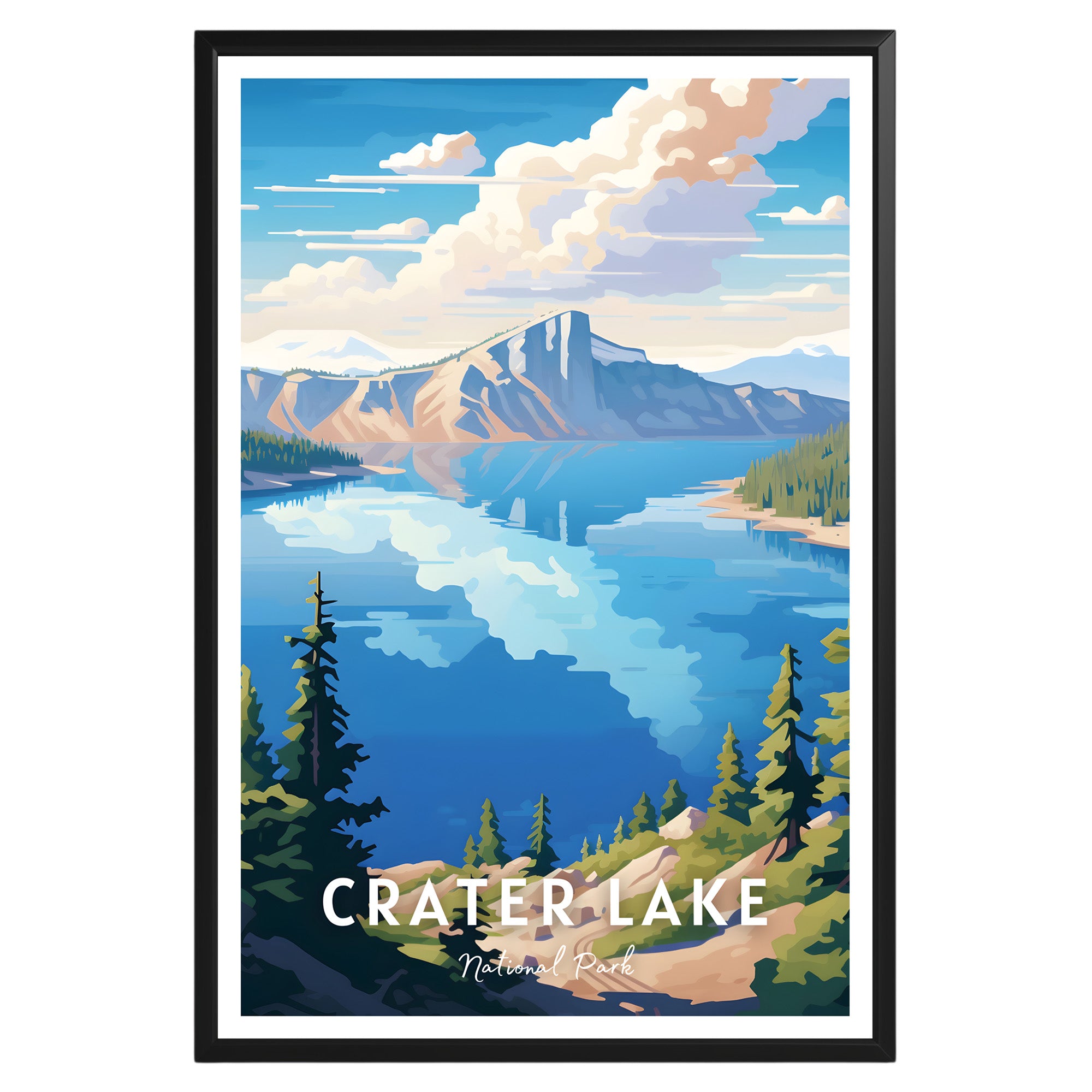 Crater Lake National Park Poster - GroovyGrove