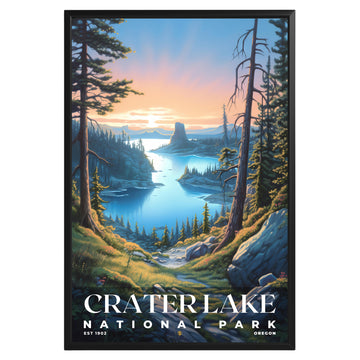 Crater Lake National Park Poster - GroovyGrove