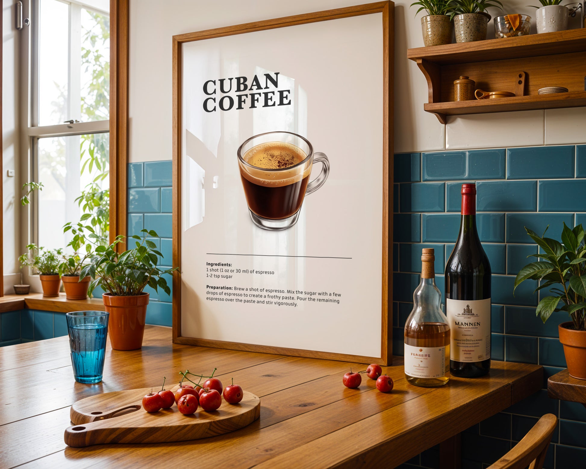 Cuban Coffee Recipe Poster - GroovyGrove