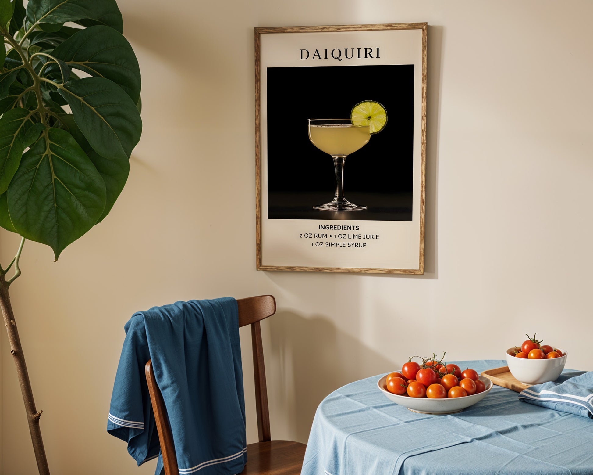 Daiquiri Vintage Cocktail Poster - GroovyGrove