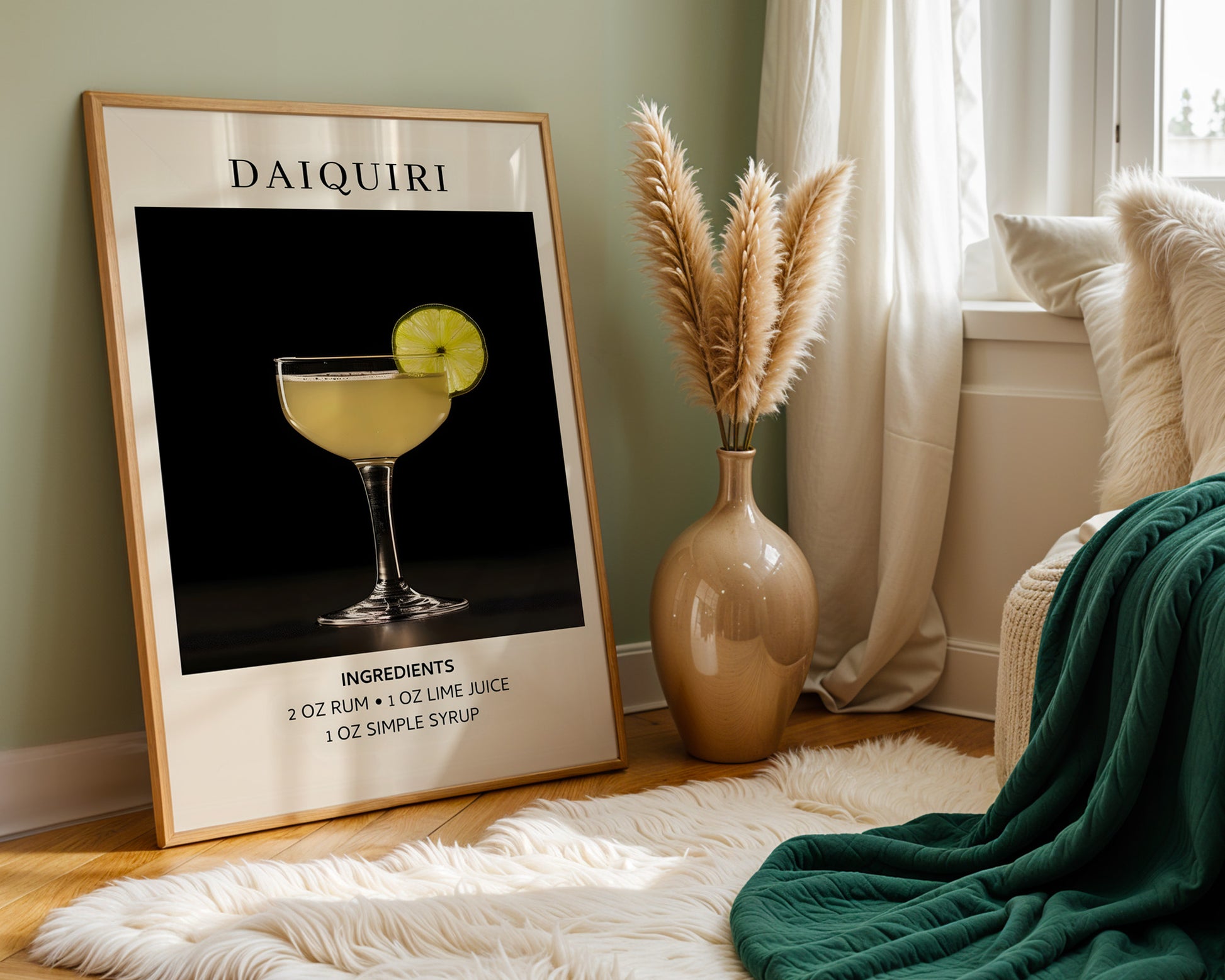 Daiquiri Vintage Cocktail Poster - GroovyGrove