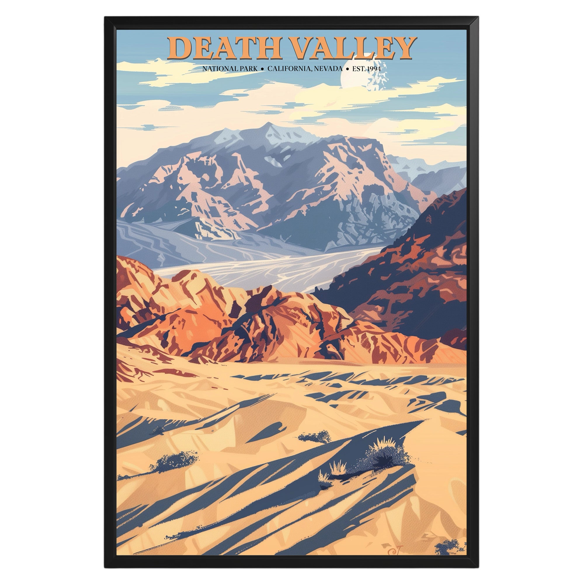 Death Valley National Park Vintage Poster - GroovyGrove