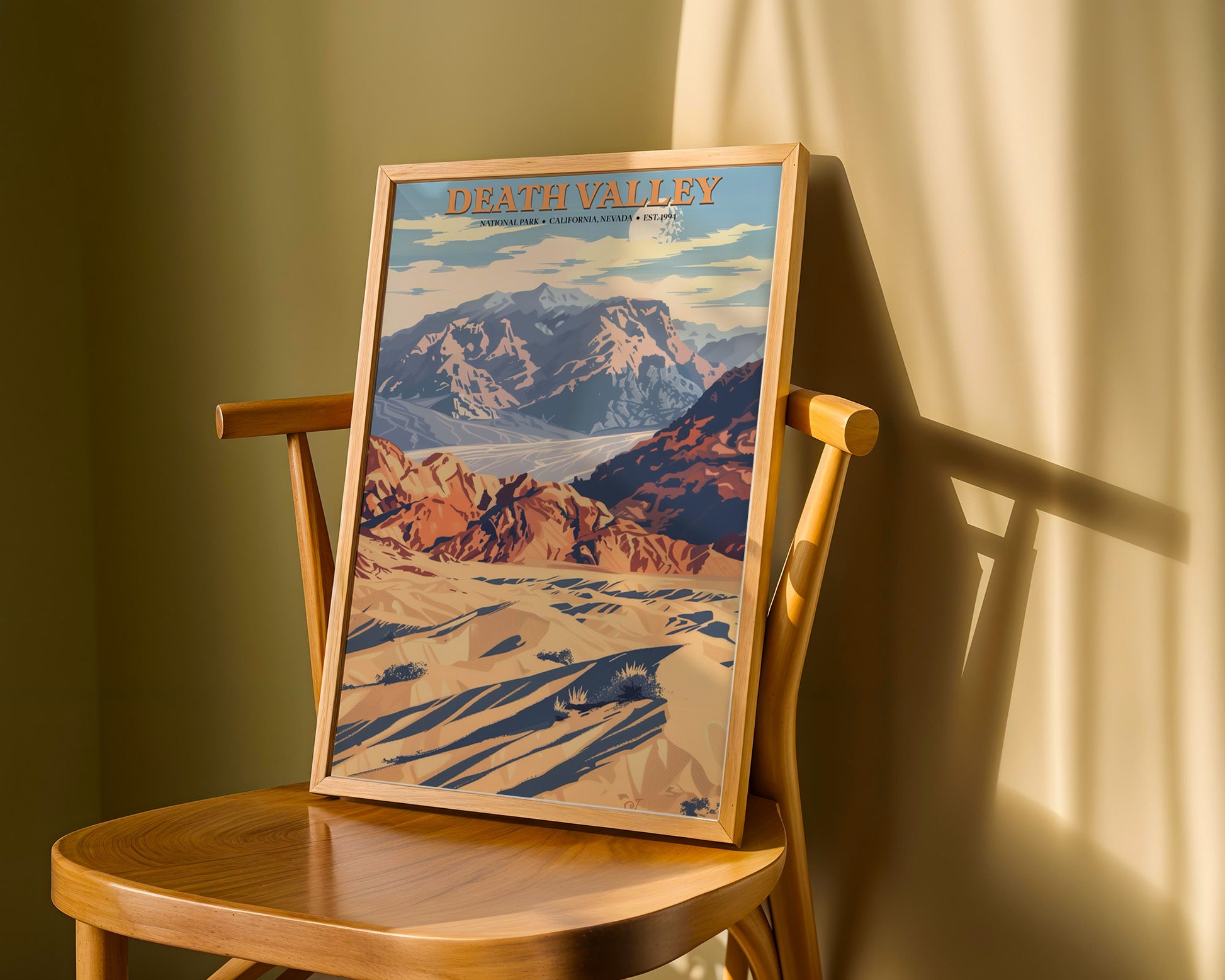 Death Valley National Park Vintage Poster - GroovyGrove