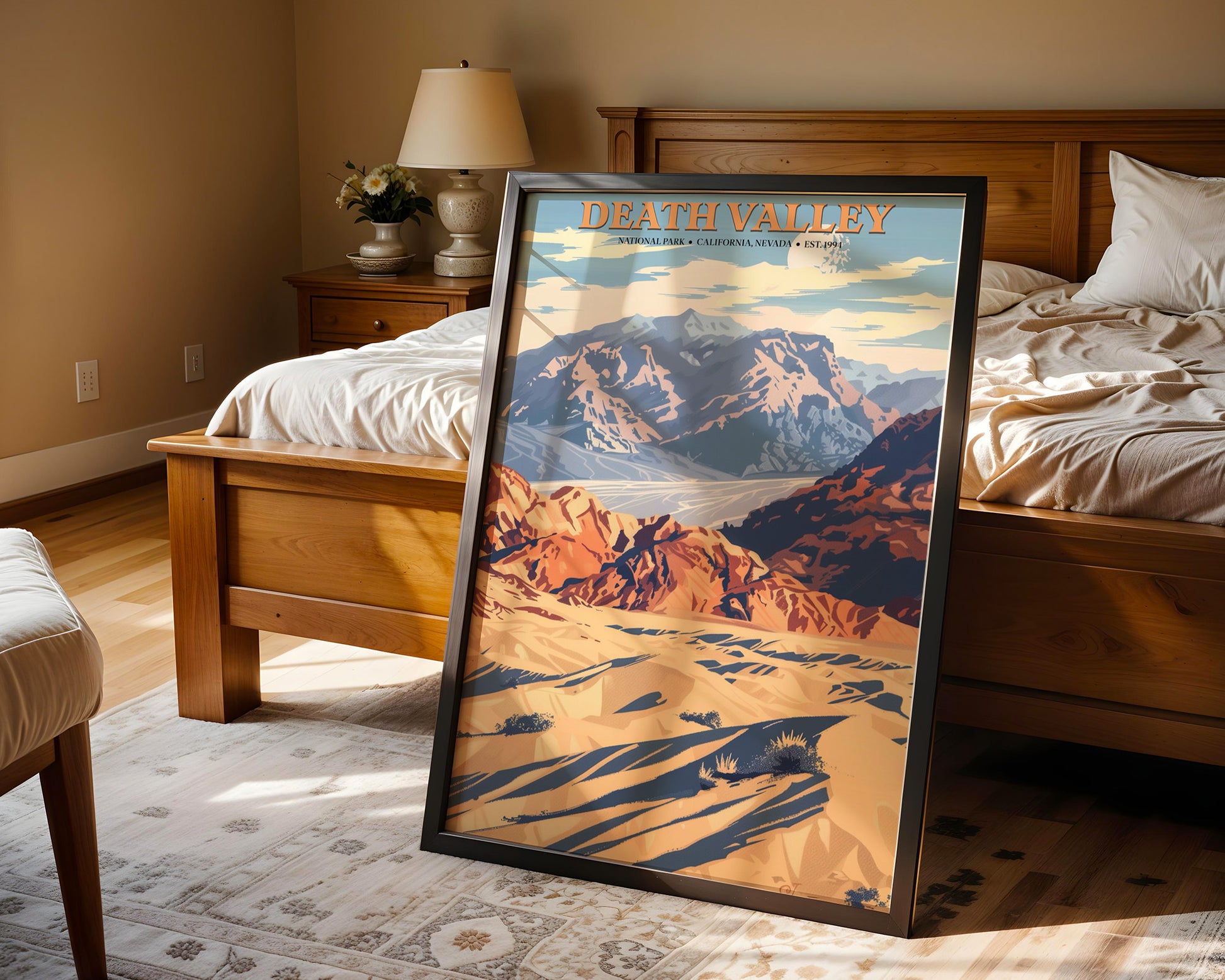 Death Valley National Park Vintage Poster - GroovyGrove