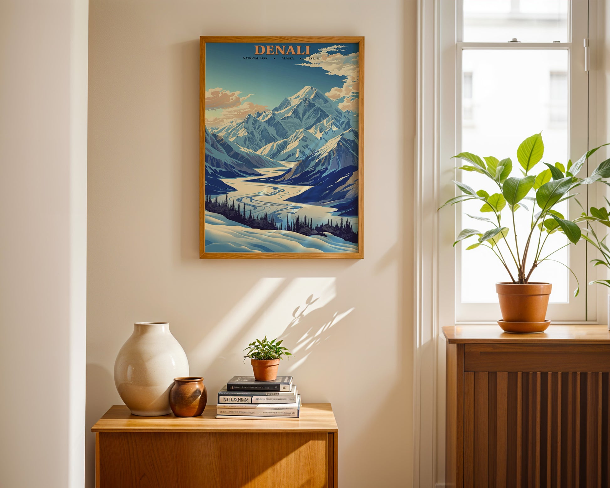 Denali National Park Vintage Poster - GroovyGrove