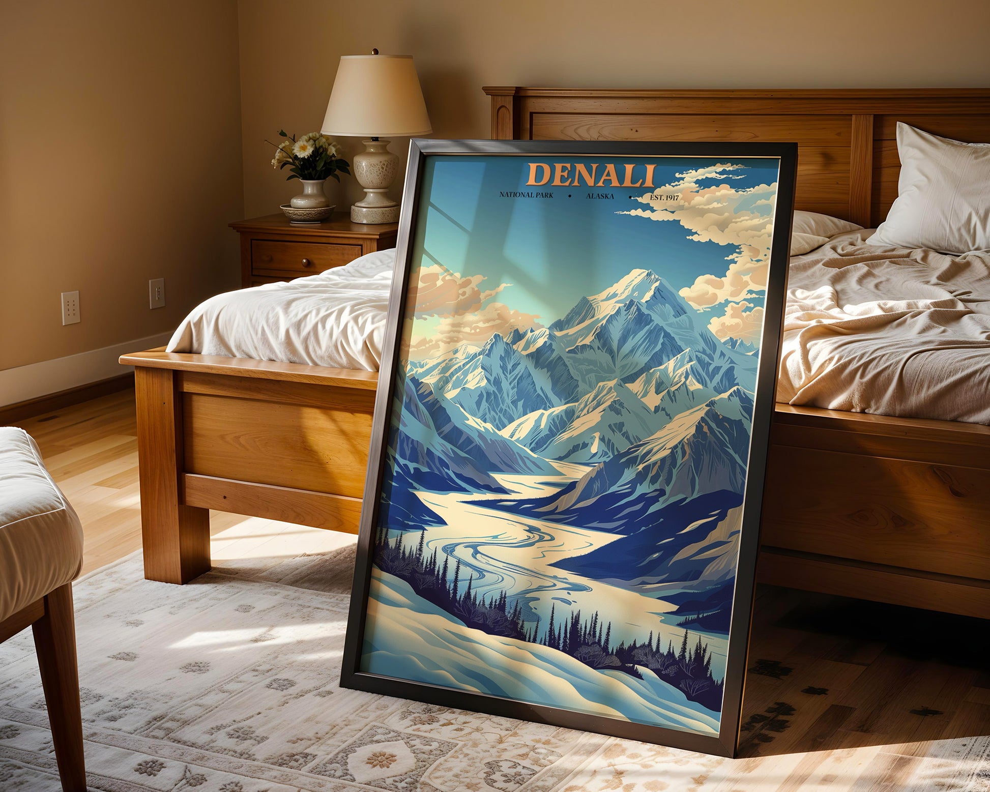 Denali National Park Vintage Poster - GroovyGrove