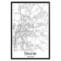 Deurne Belgium City Map Poster - GroovyGrove