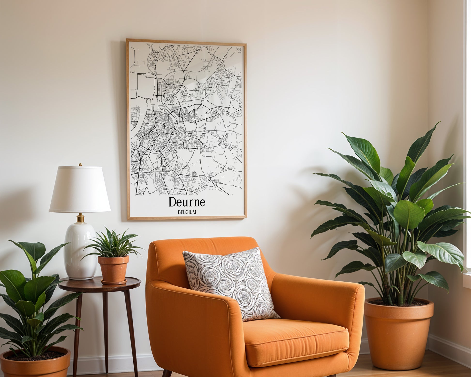 Deurne Belgium City Map Poster - GroovyGrove