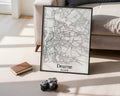 Deurne Belgium City Map Poster - GroovyGrove