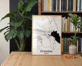 Drammen Norway City Map Poster - GroovyGrove