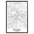 Dresden Germany City Map Poster - GroovyGrove