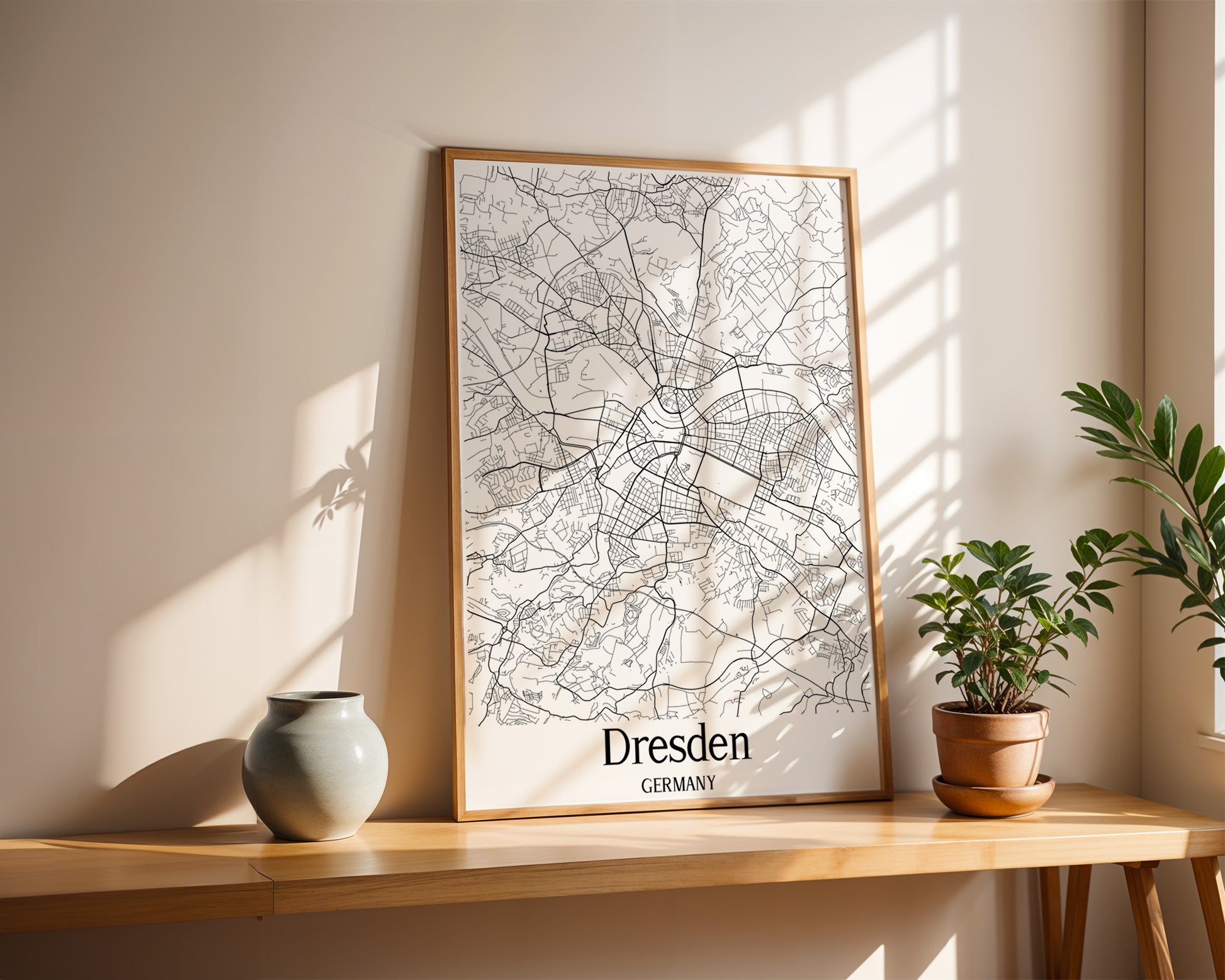 Dresden Germany City Map Poster - GroovyGrove