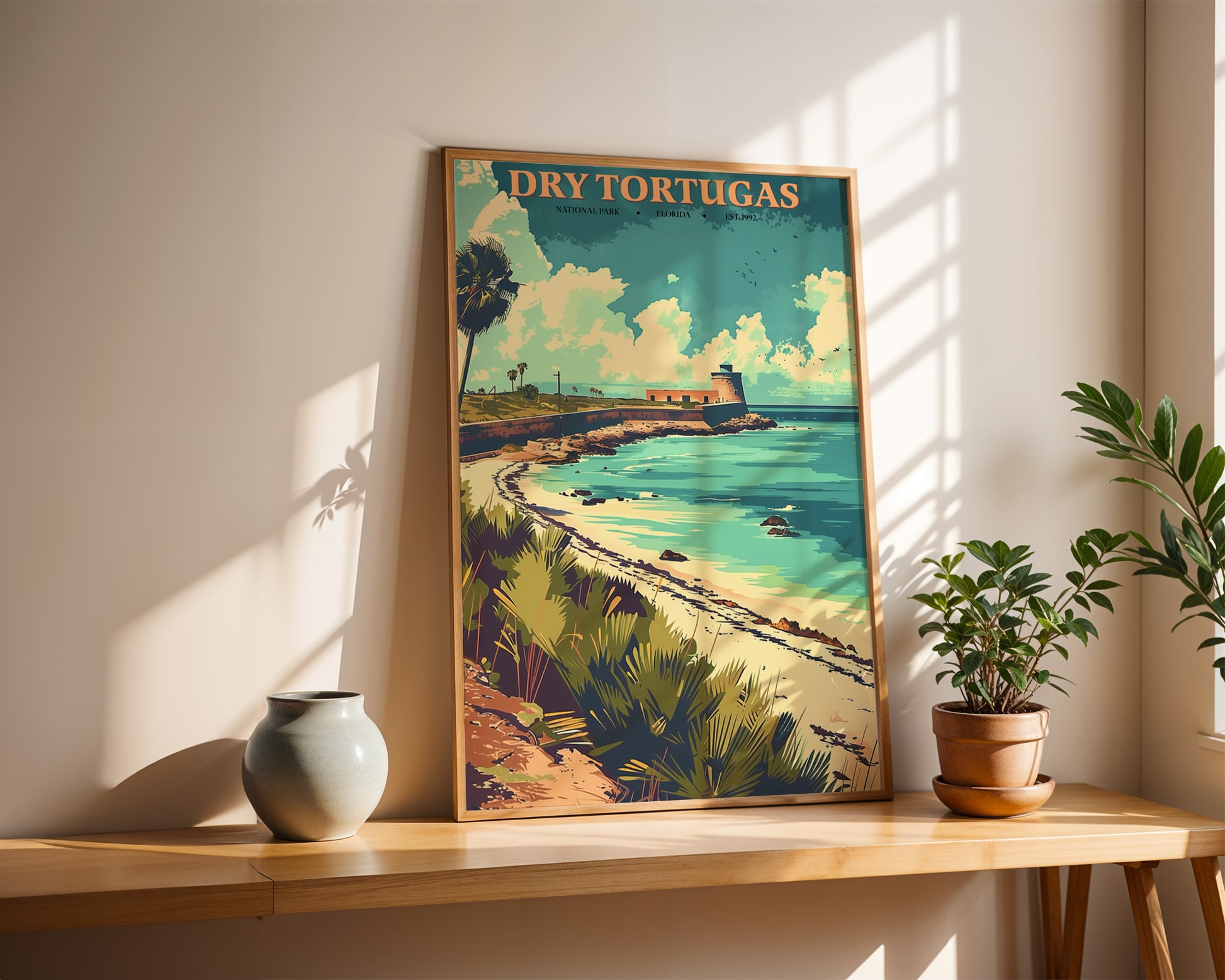 Dry Tortugas National Park Vintage Poster - GroovyGrove