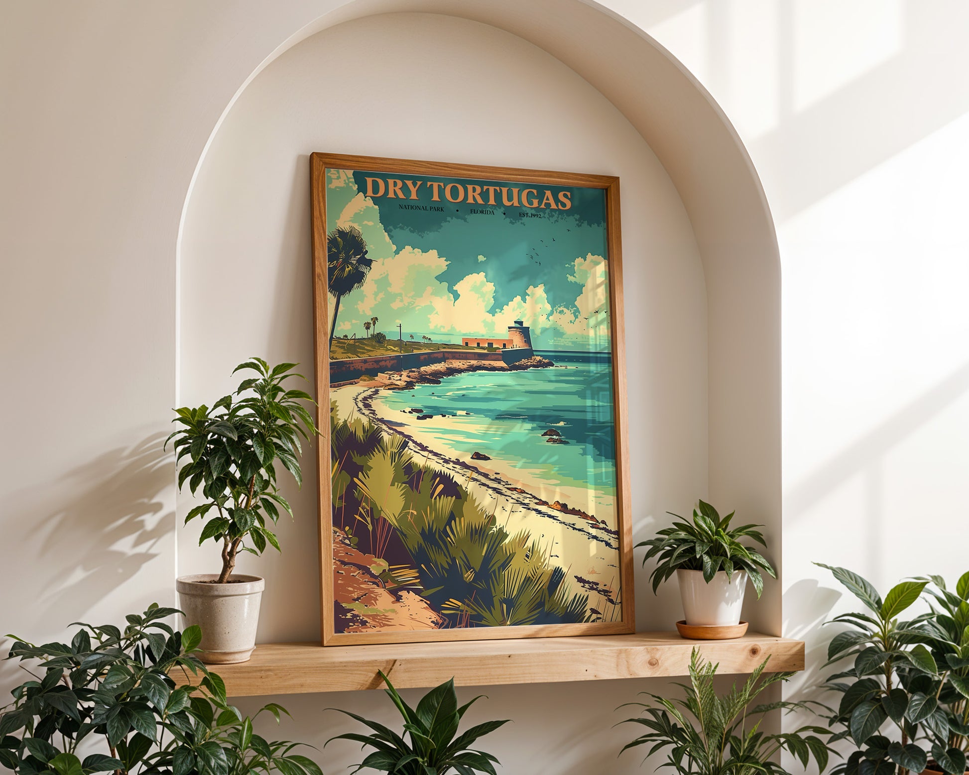 Dry Tortugas National Park Vintage Poster - GroovyGrove