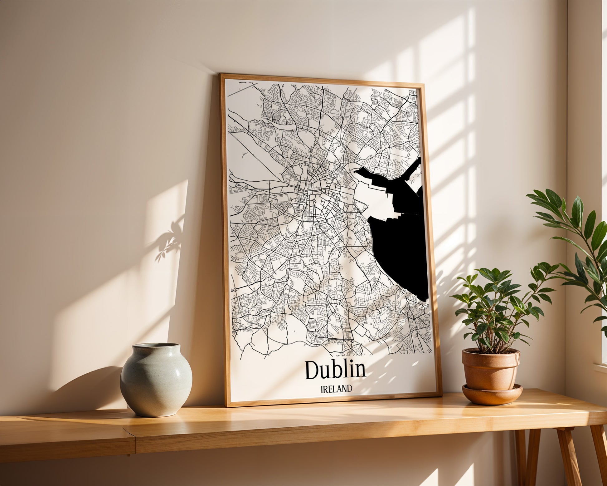 Dublin Ireland City Map Poster - GroovyGrove