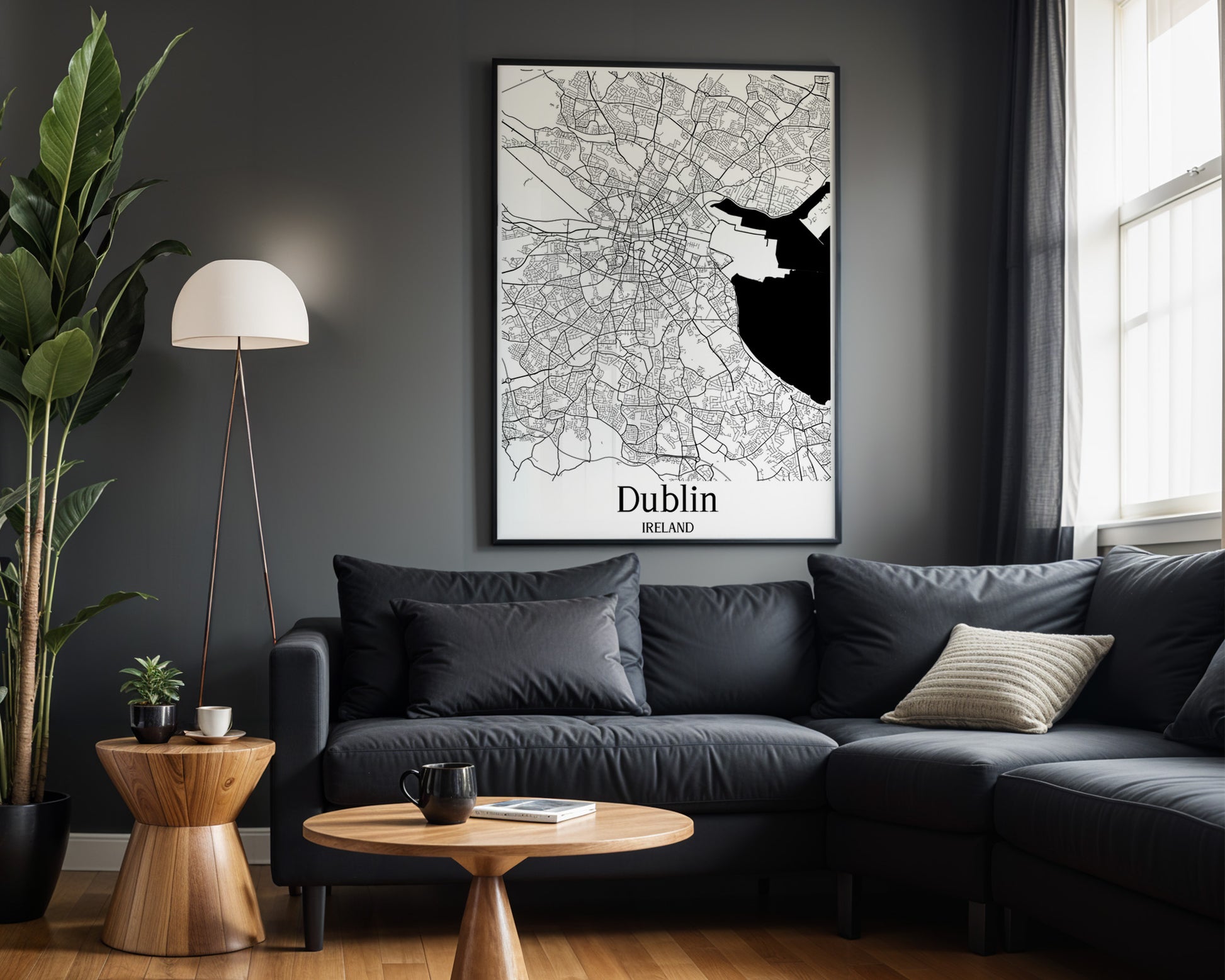 Dublin Ireland City Map Poster - GroovyGrove