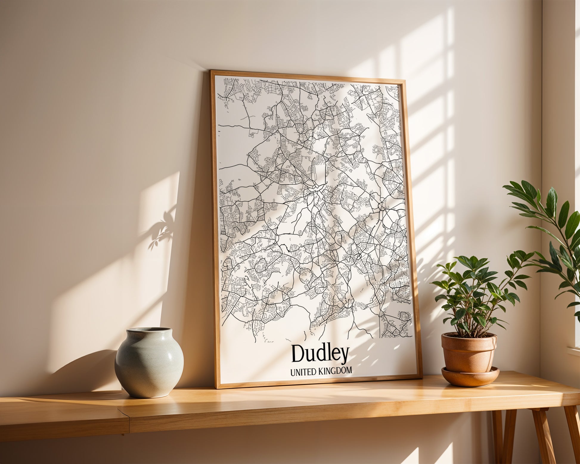 Dudley United Kingdom City Map Poster - GroovyGrove