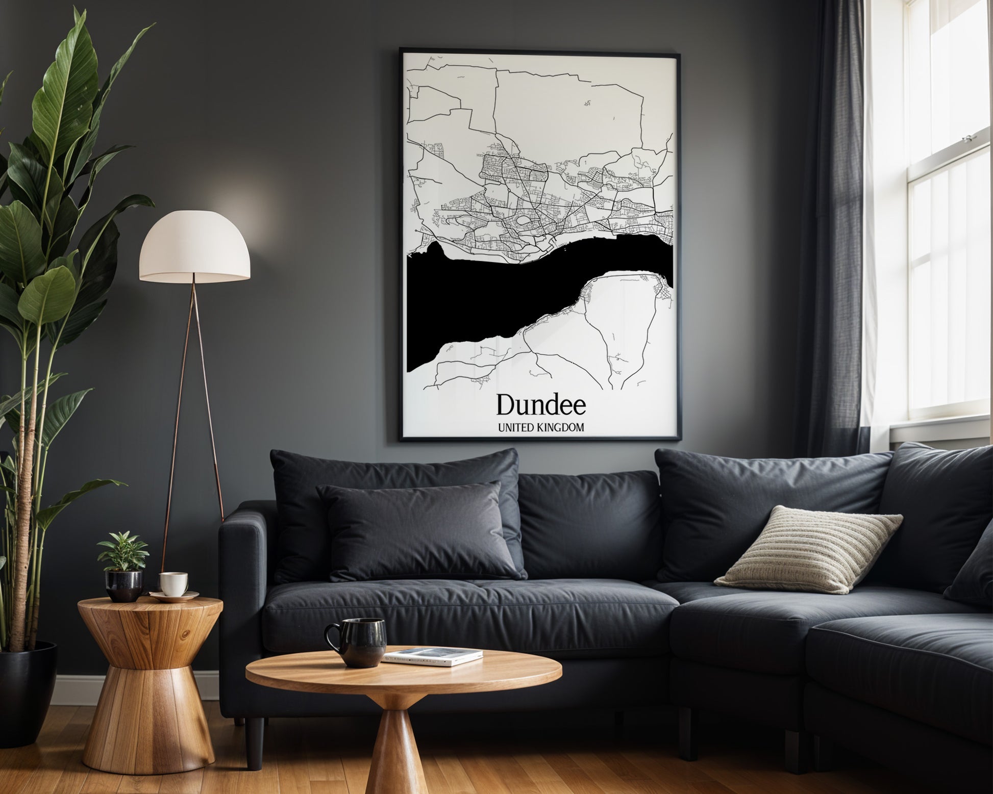 Dundee United Kingdom City Map Poster - GroovyGrove