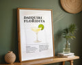 Daiquiri Floridita Cocktail Recipe Poster - GroovyGrove