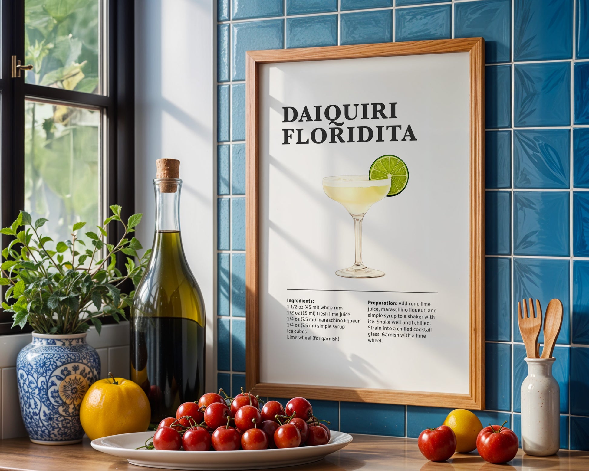 Daiquiri Floridita Cocktail Recipe Poster - GroovyGrove