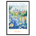 Dallas Texas Flower Market Poster - GroovyGrove