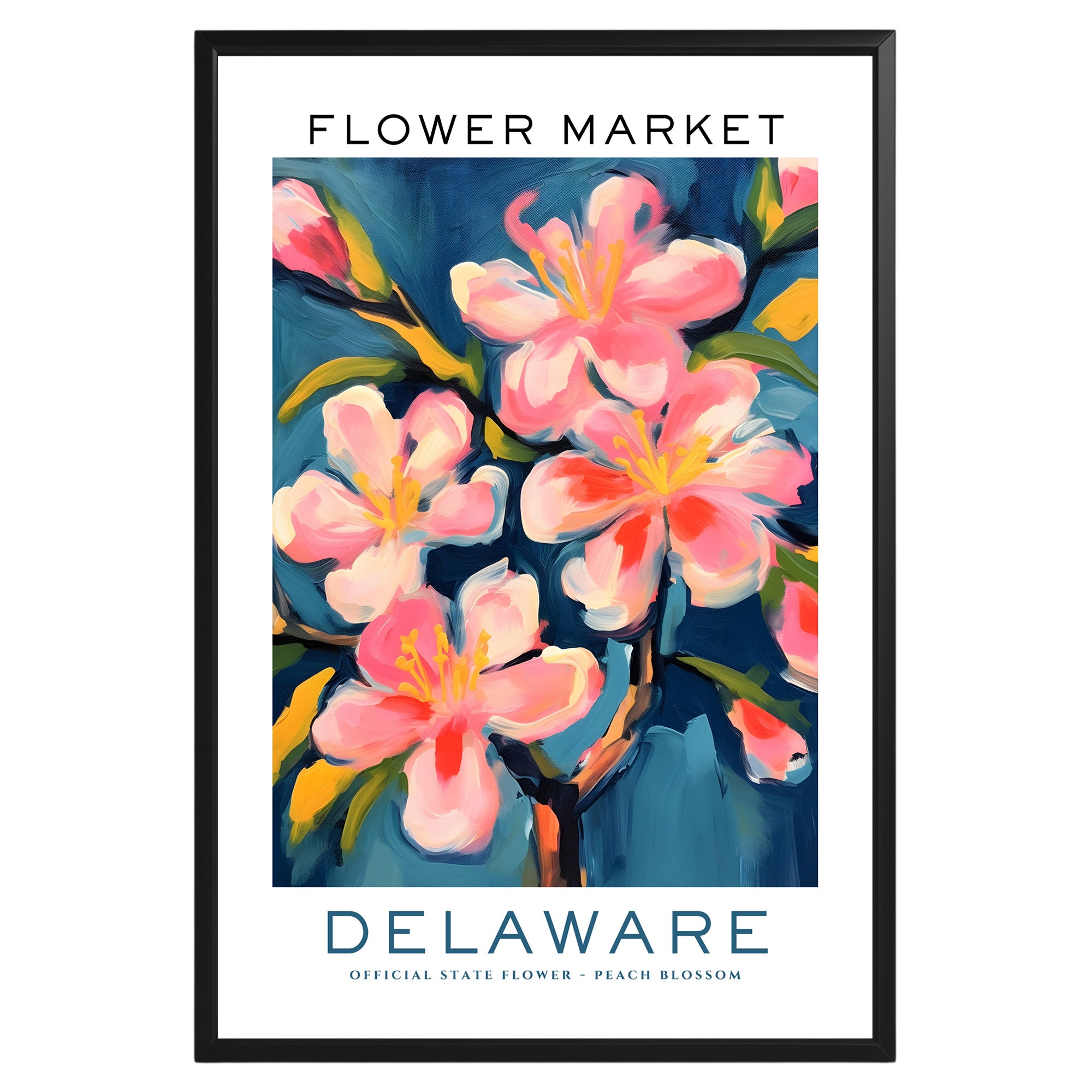 Delaware State Flower Market Poster - GroovyGrove