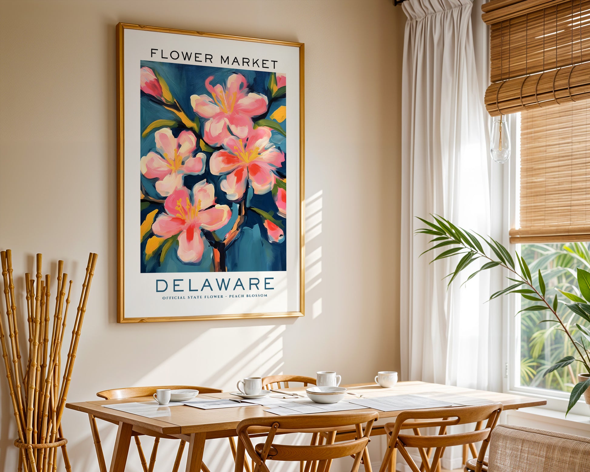 Delaware State Flower Market Poster - GroovyGrove