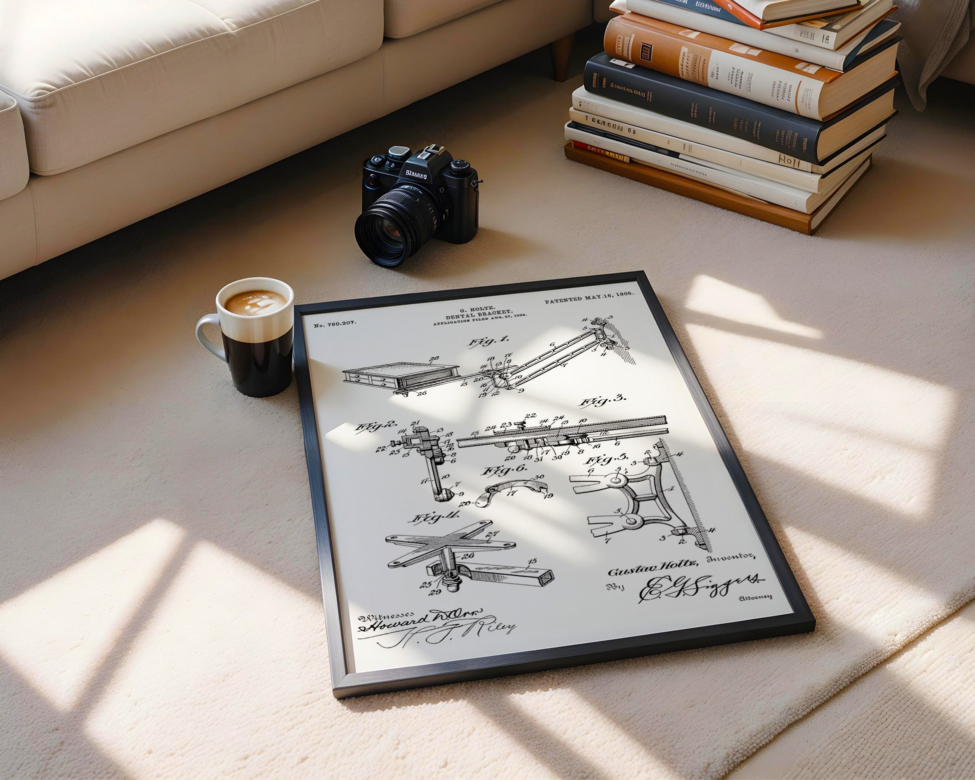 Dental Bracket 1905 Patent Poster - GroovyGrove