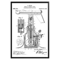 Dental Chair 1909 Patent Poster - GroovyGrove