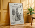 Dental Chair 1909 Patent Poster - GroovyGrove