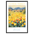 Denver Colorado Flower Market Poster - GroovyGrove