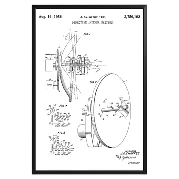 Directive Antenna Systems 1956 Patent Poster - GroovyGrove