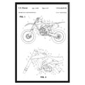 Dirt Bike 2012 Patent Poster - GroovyGrove