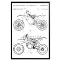 Dirt Bike Motorcycle 2008 Patent Poster - GroovyGrove