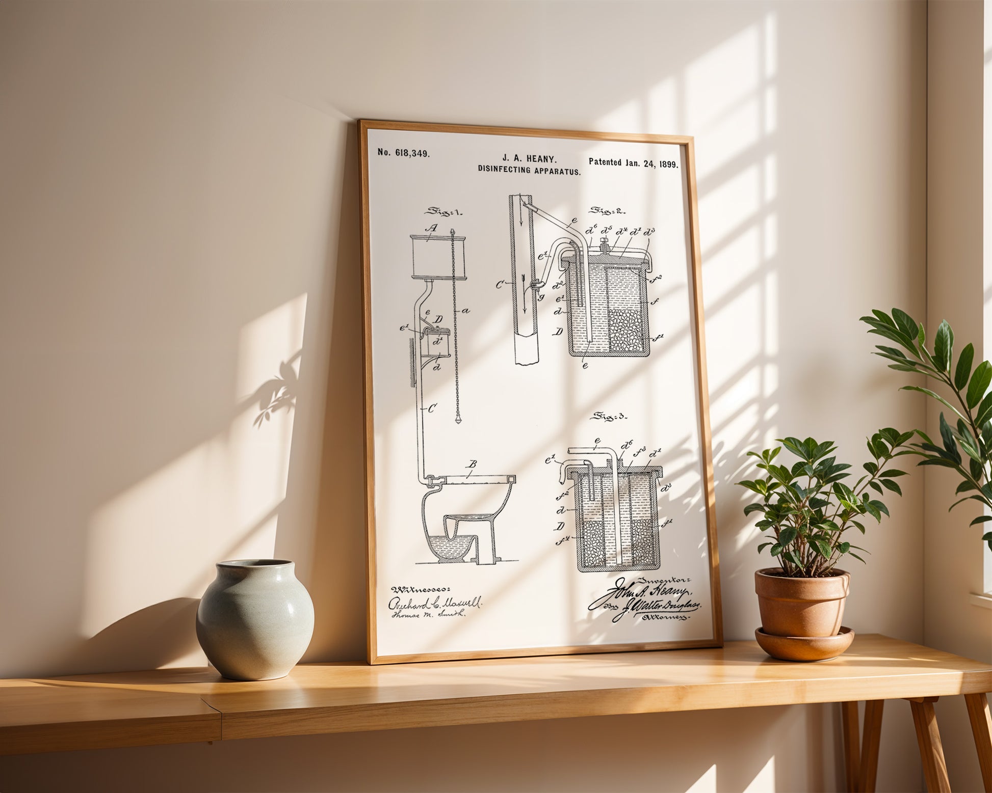 Disinfecting Apparatus 1899 Patent Poster - GroovyGrove