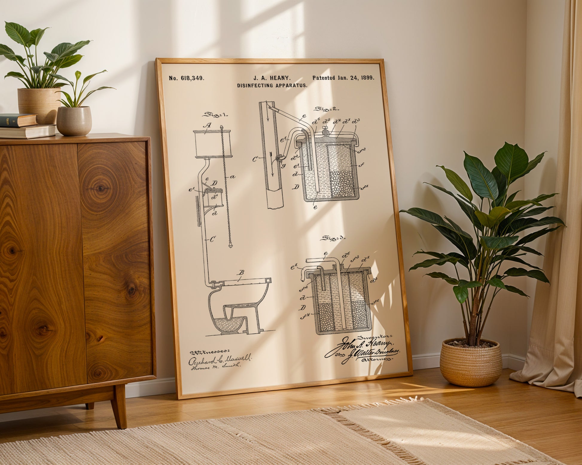 Disinfecting Apparatus 1899 Patent Poster - GroovyGrove